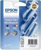 Tusz (Ink) T066 black + T067 color do Epson Stylus C48, wyd. do 220 str. - Multipak T0662